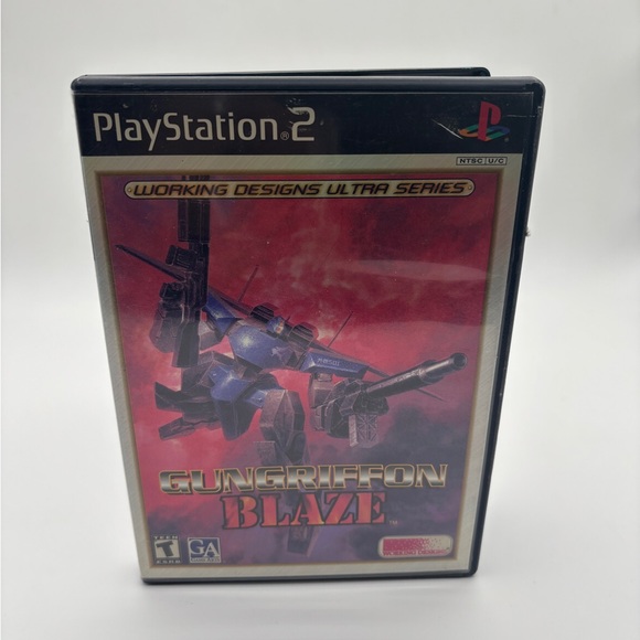 Sony Other - Sony PlayStation 2 Gungriffon Blaze - Red and Black Case